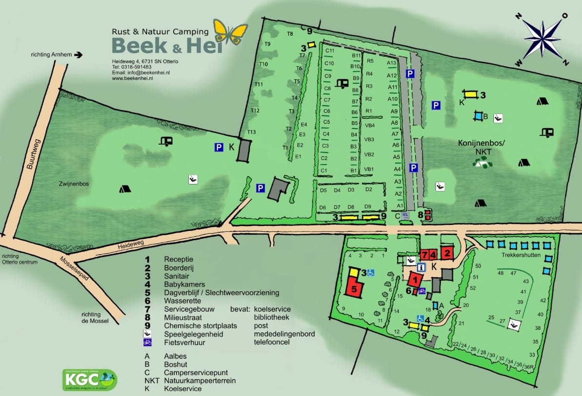 Receptie Camping Beek en Hei Otterlo