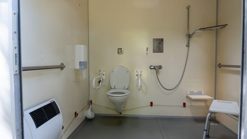 Verwarmde sanitair beek en Hei